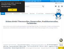Tablet Screenshot of blubon.de